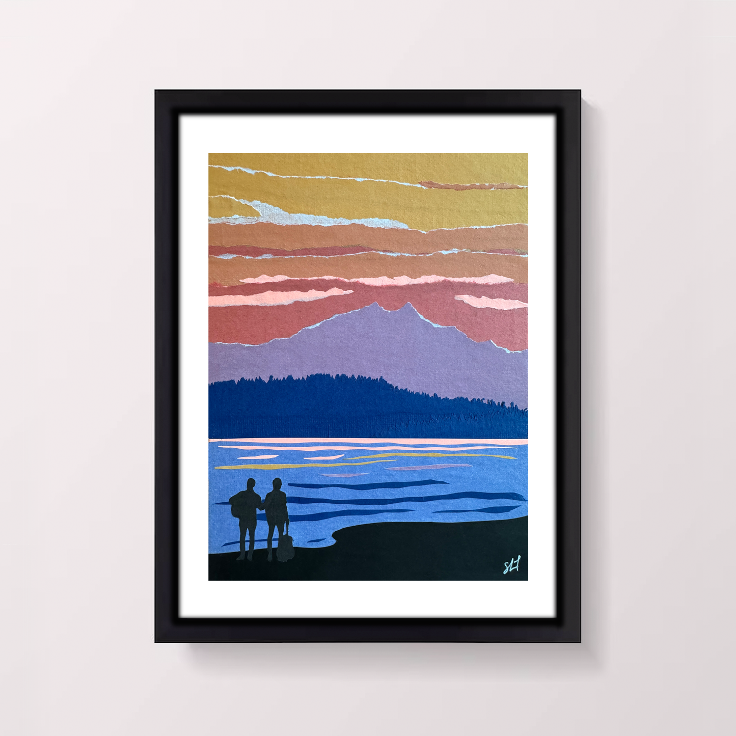 "Hollow Coves" High Quality Art Print | 12x16"