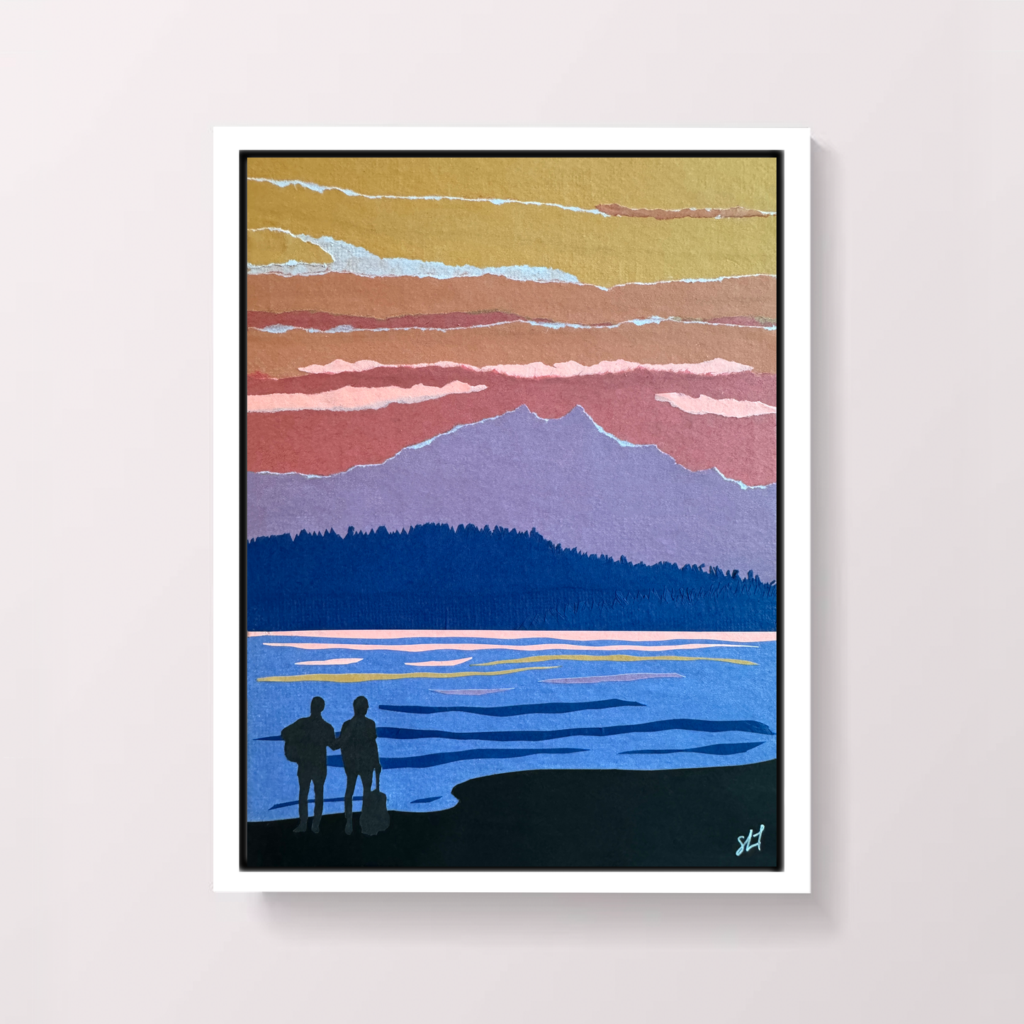 "Hollow Coves" High Quality Art Print | 12x16"