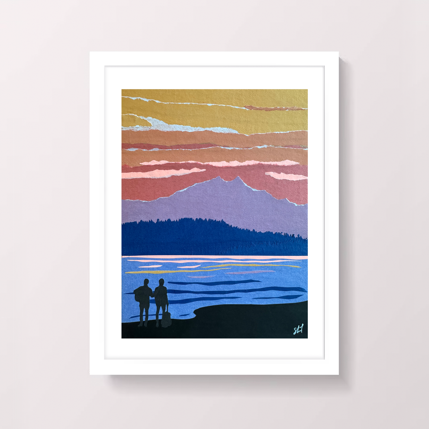 "Hollow Coves" High Quality Art Print | 12x16"